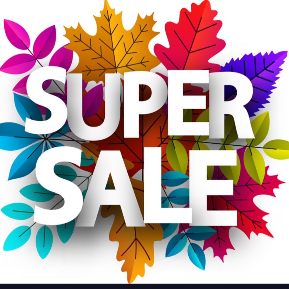$5 items! Super Sale 50% off select items